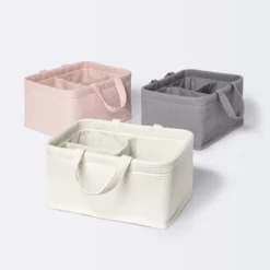 Waffle Weave Rectangular Diaper Caddy With Handles - Cloud Island™ -Cloud Island Shop GUEST a4234a2c d241 4e72 9c60 92ba4cb9df3b