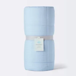 Muslin Quilt Baby And Toddler Blanket - Blue - Cloud Island™ -Cloud Island Shop GUEST aa7a57ae 2851 453d a931 e8a2f2e35321