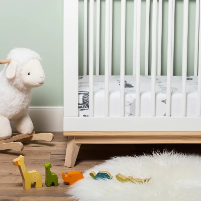 Fitted Crib Sheet - Cloud Island™ Two By Two Animals 1 Fitted Crib Sheet - Cloud Island™ Two By Two Animals