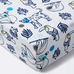 Fitted Crib Sheet Gone Wild - Cloud Island™ Navy -Cloud Island Shop GUEST b0e4bc98 bbea 4975 87bb 5ac2b1223f93