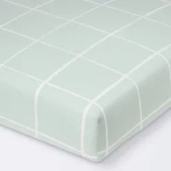 Fitted Crib Sheet - Cloud Island™ Mint Windowpane -Cloud Island Shop GUEST b280bd5a 8c70 4832 9f44 14928cc5a254