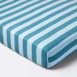 Flannel Fitted Crib Sheet - Blue Stripes - Cloud Island™ -Cloud Island Shop GUEST b59a2063 543e 4412 aed2 97178b841db0