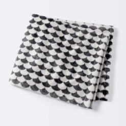 Black And White Scallop Halloween Baby Blanket - Cloud Island™ -Cloud Island Shop GUEST b6196b8a 7361 49a6 af68 c497e7eac761