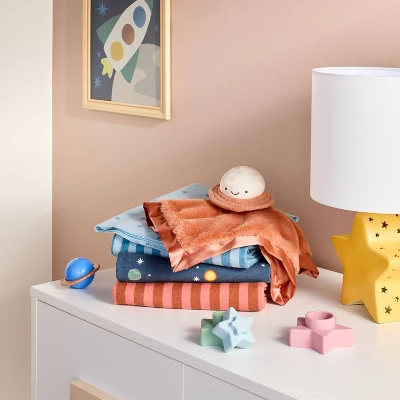 Flannel Baby Blankets - Space - 4pk - Cloud Island™ 1 Flannel Baby Blankets - Space - 4pk - Cloud Island™