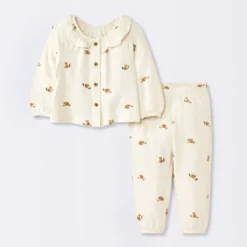 Baby Boys' 2pc Cozy Fox Top & Bottom Set - Cloud Island™ -Cloud Island Shop GUEST c06862cd 5d6e 4065 94c8 872eef921f0a