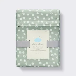 Cotton Fitted Crib Sheet - Daisies Green - Cloud Island™ -Cloud Island Shop GUEST c48cac45 5d36 49a2 bd33 86b2f37ad7eb