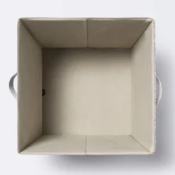 Tufted Canvas 13"x13" Storage Cube - Cloud Island™ Gray/Cream 5 Tufted Canvas 13"x13" Storage Cube - Cloud Island™ Gray/Cream -Cloud Island Shop GUEST c67d35c4 db01 4dd6 aaf7 bf1269979386