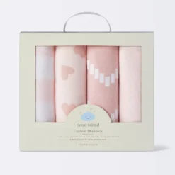 Flannel Baby Blanket - Pink Hearts And Chevron - Cloud Island™ -Cloud Island Shop GUEST c7986e46 478d 4038 a86c f5f079611906