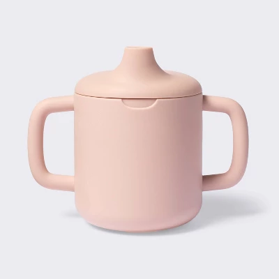 8oz Silicone Trainer Cup - Pink - Cloud Island™ 4 8oz Silicone Trainer Cup - Pink - Cloud Island™ - Image 4