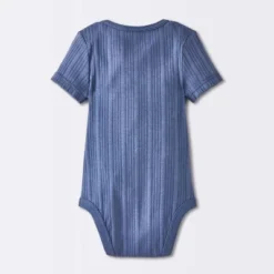 Baby Boys' 4pk Bear Short Sleeve Bodysuits - Cloud Island™ Ivory/Blue/Green