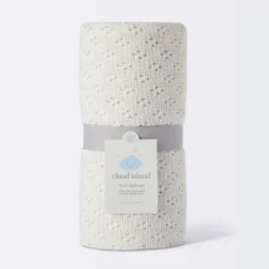 Seed Stitch Pointelle Baby Blanket - Cream - Cloud Island™ -Cloud Island Shop GUEST da5df995 ab8b 45b5 8101 3afcf6a48e1a
