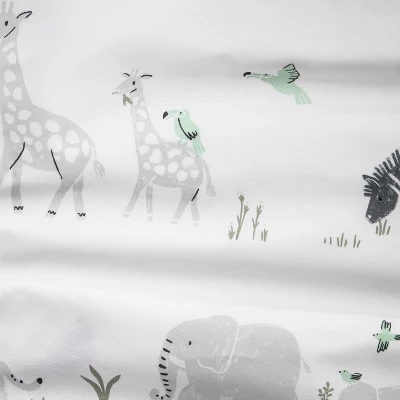 Fitted Crib Sheet - Cloud Island™ Two By Two Animals 3 Fitted Crib Sheet - Cloud Island™ Two By Two Animals - Image 3