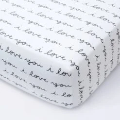 Fitted Crib Sheet I Love You - Cloud Island™ White/Gray -Cloud Island Shop GUEST eb7dcd37 c68a 4bb0 bb1f e65853454037