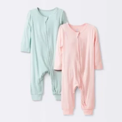 Baby Girls' 2pk Premium Romper - Cloud Island™ -Cloud Island Shop GUEST ee1fd830 5397 4a6e 9483 6230454733f3