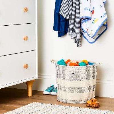 Baby Decorative Coiled Rope Basket - Cloud Island™ 1 Baby Decorative Coiled Rope Basket - Cloud Island™