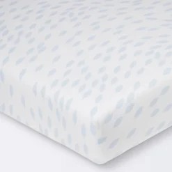 Fitted Crib Sheet - Cloud Island™ School Of Fish Light Blue And White -Cloud Island Shop GUEST f2909506 52a4 43a6 862b 7275b92799b6
