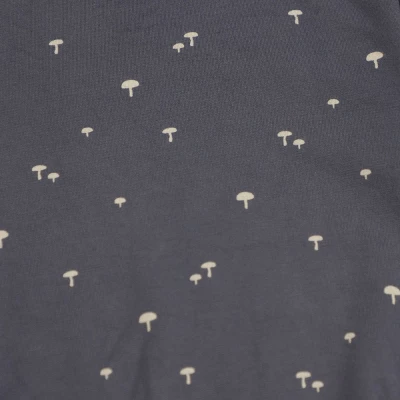Baby Boys' Mushroom Sweatshirt Romper - Cloud Island™ Navy Blue 2 Baby Boys' Mushroom Sweatshirt Romper - Cloud Island™ Navy Blue - Image 2