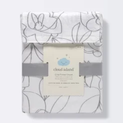 Fitted Crib Sheet - Cloud Island™ Line Floral -Cloud Island Shop GUEST fefa160a 596e 474a b507 b2e6dba1721d